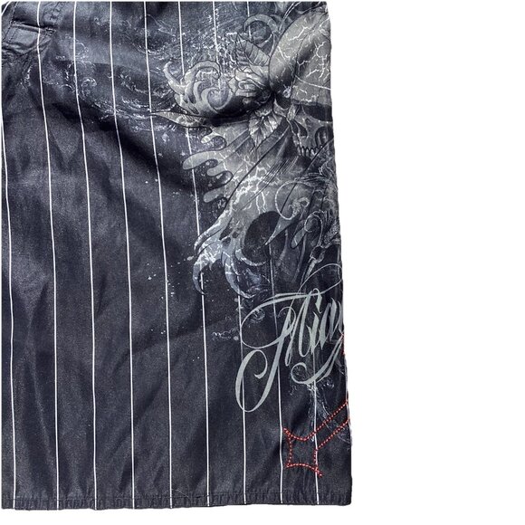 Miami Ink Men’s Board Shorts Swim Trunks Size 36 Y2K - Picture 5 of 7